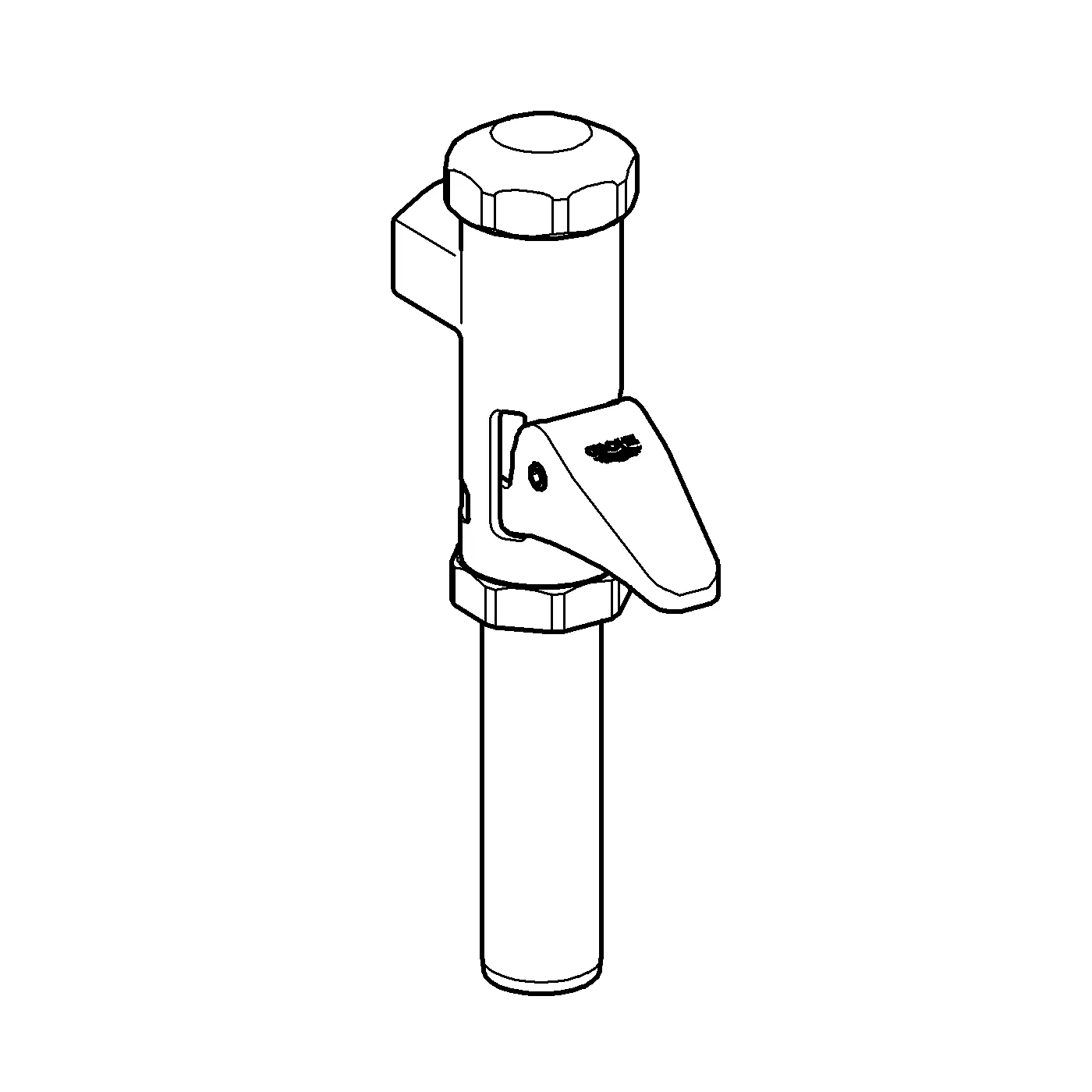 Grohe WC-Druckspüler DAL 37141, Aufputz, Messing, chrom Grohe WC-Druckspüler DAL 37141, Aufputz, Messing, chrom