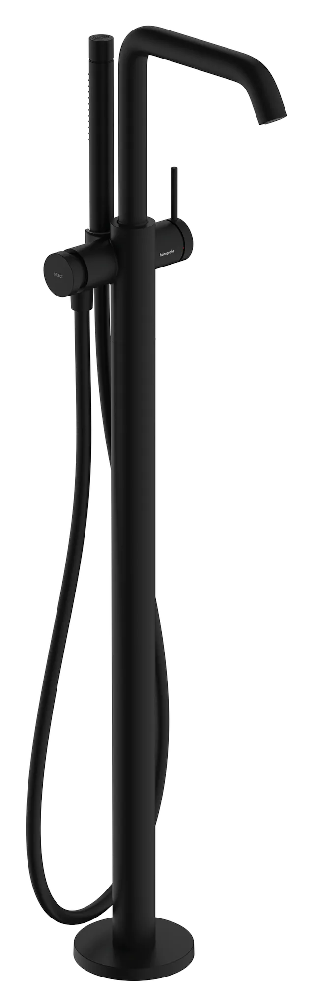 Hansgrohe Tecturis S Einhebel-Wannenmischer bodenstehend, Mattschwarz