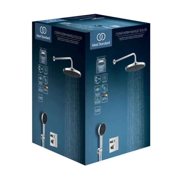 Ideal Standard Ceratherm Navigo Solos Armaturen-Paket Ideal Standard Ceratherm Navigo Solos Armaturen-Paket