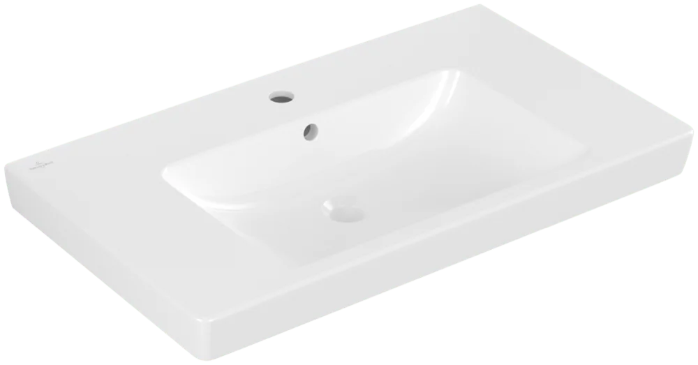 Villeroy & Boch Schrankwaschtisch Subway 2.0, 800x475x175mm, weiß Alpin, glänzend, mit Überlauf Villeroy & Boch Schrankwaschtisch Subway 2.0, 800x475x175mm, weiß Alpin, glänzend, mit Überlauf