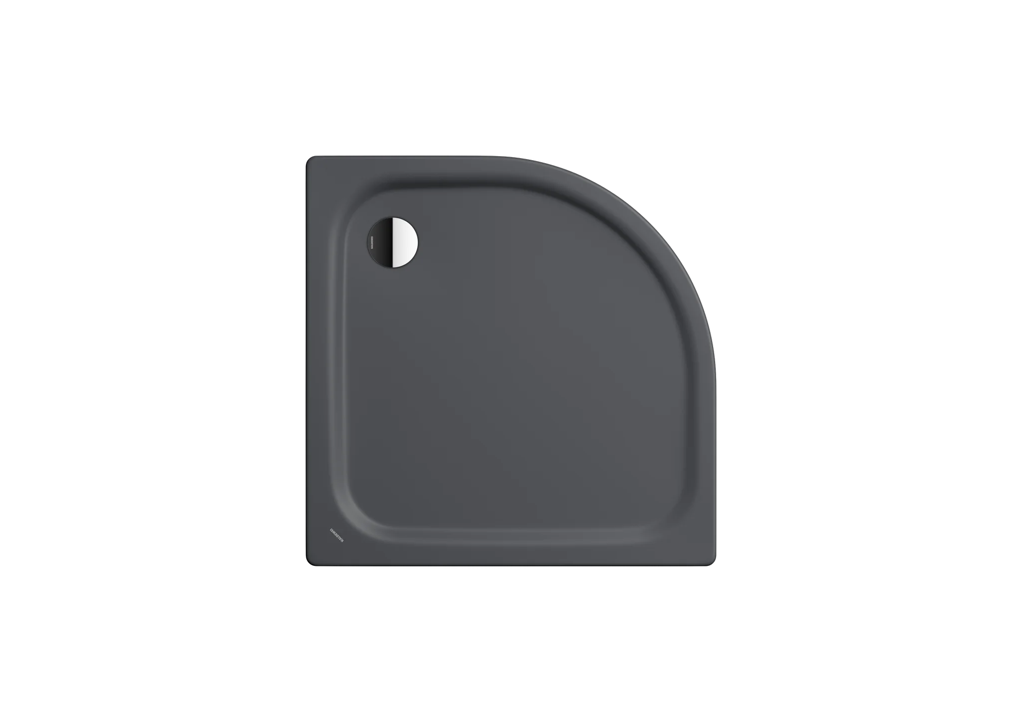Kaldewei ZIRKON MIT WANNENTRÄGER Duschfläche, 900x900x35 mm, cool grey 80, Viertelkreisform, erhöhter Einbau, Eckablauf Kaldewei ZIRKON MIT WANNENTRÄGER Duschfläche, 900x900x35 mm, cool grey 80, Viertelkreisform, erhöhter Einbau, Eckablauf