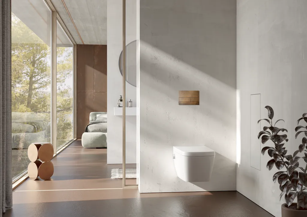 square II Met. WC-Betätigungsplatte Rusted steel square II Met. WC-Betätigungsplatte Rusted steel