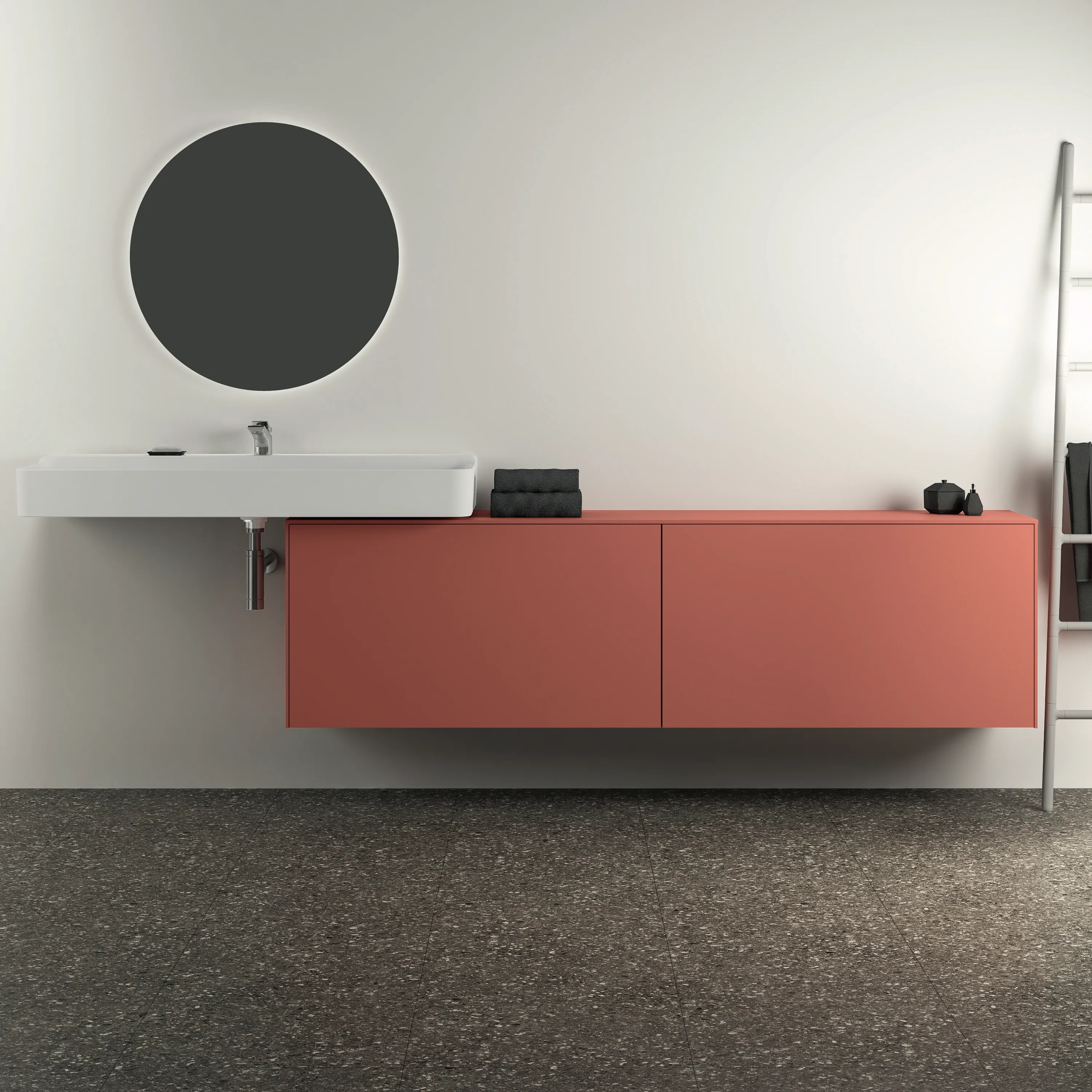 Ideal Standard Waschtischunterschrank Conca, 2 Auszüge, Sunset, 1987x373x550 mm