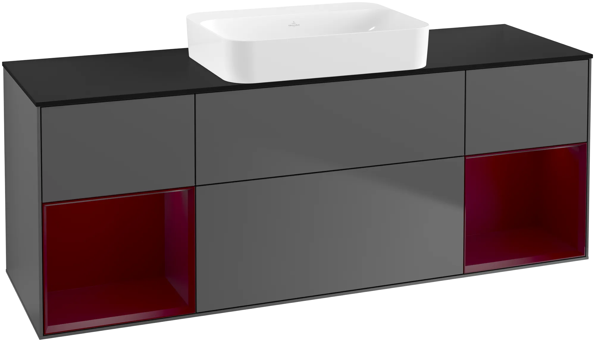 Villeroy & Boch Finion Waschbeckenunterschrank G74, anthrazit