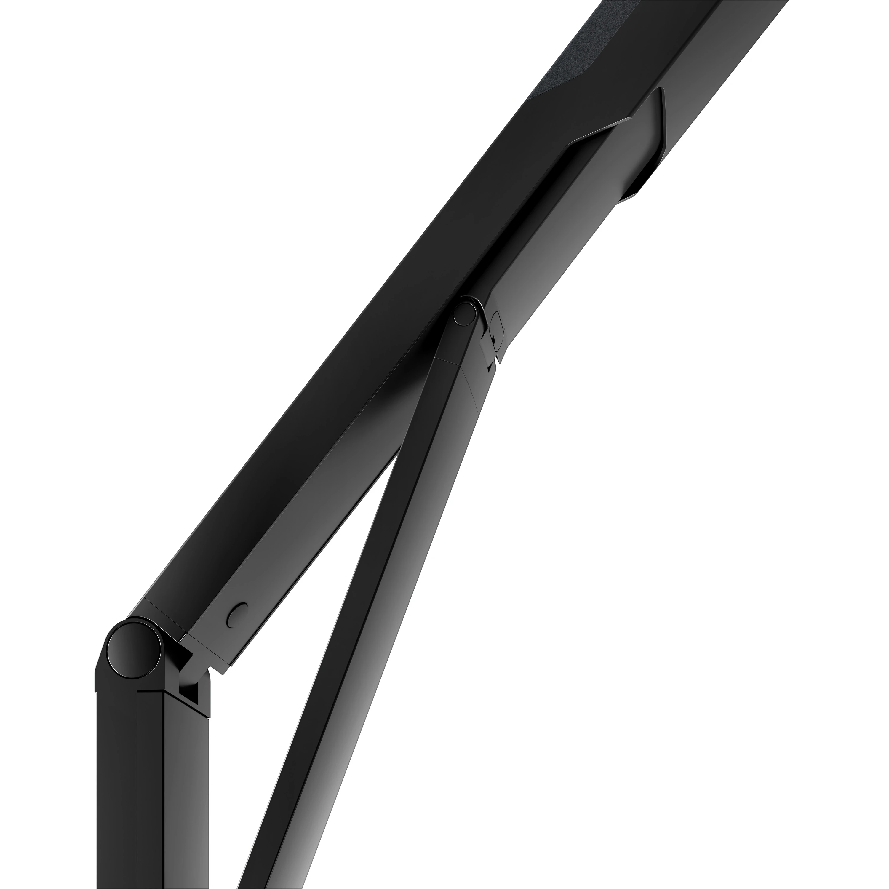 AXESS 35003370737 Stützklappgriff WC 700 mm schwarz matt/schwarz