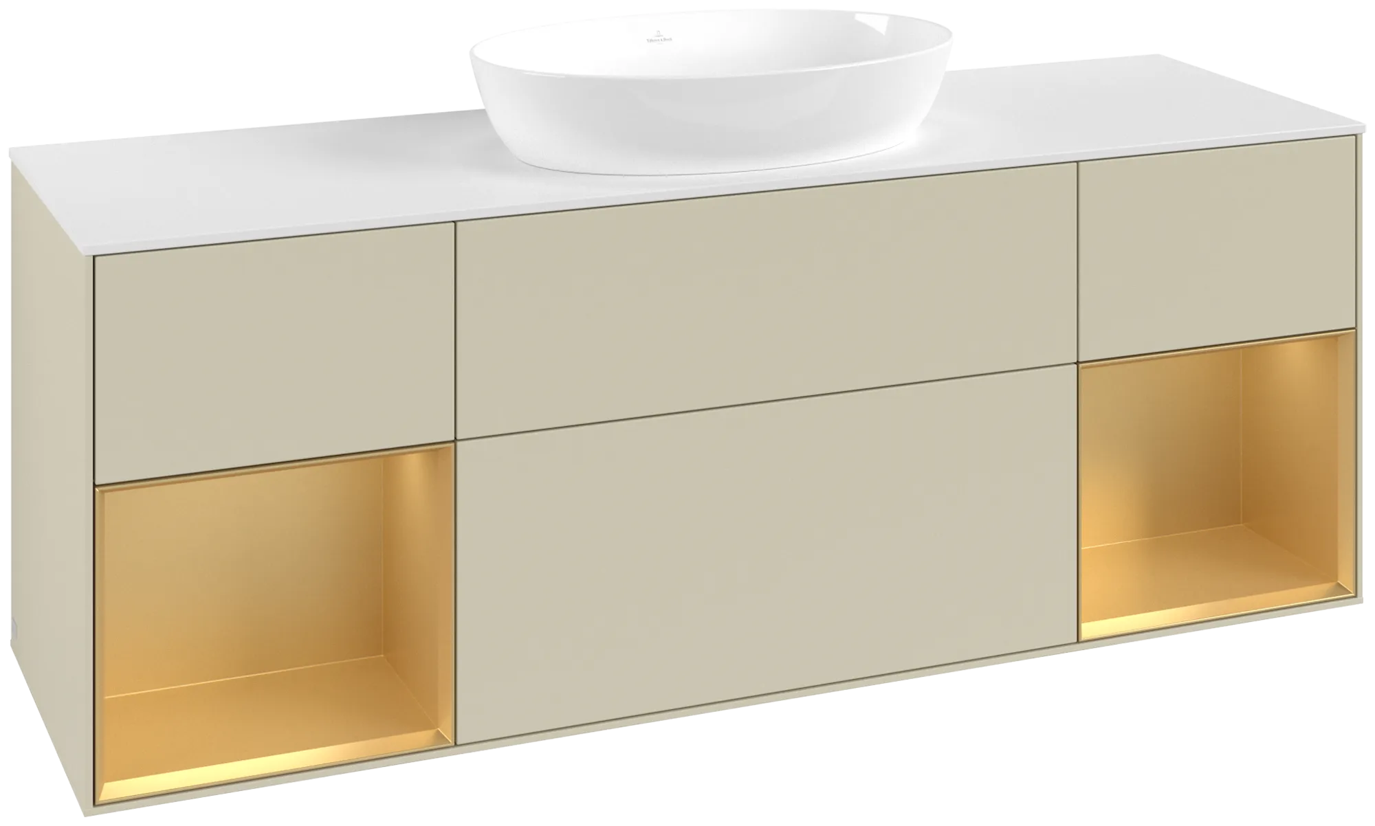 Villeroy & Boch Finion Waschbeckenunterschrank GD0 1600x603x501mm m Bel FK/RE/AP: HJ/HF/1
