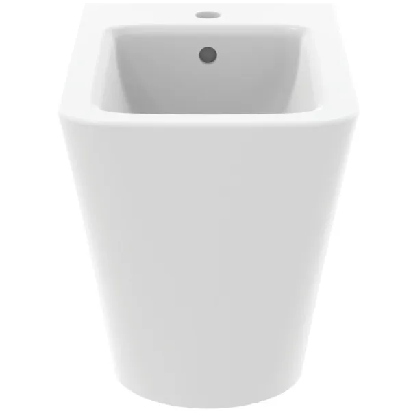 Ideal Standard Bidet „BlendCube“, Befestigung verdeckt 35,5 × 56 × 40 cm in Seidenweiß Ideal Standard Bidet „BlendCube“, Befestigung verdeckt 35,5 × 56 × 40 cm in Seidenweiß