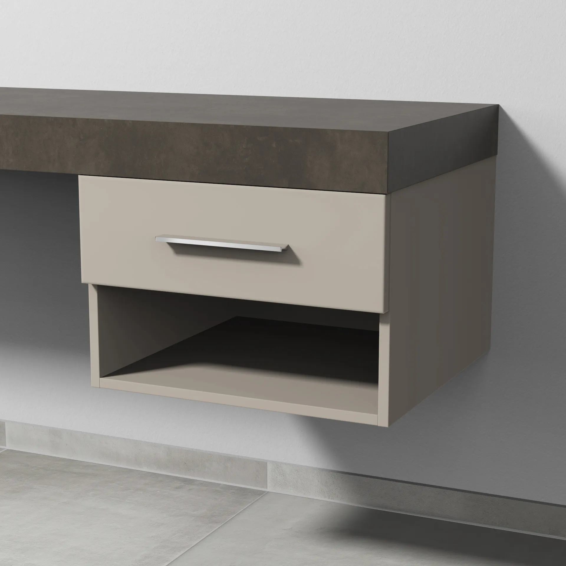 Sanipa Anbauschrank „2morrow“ 500 × 340 × 520 mm in Kaschmir (matt)