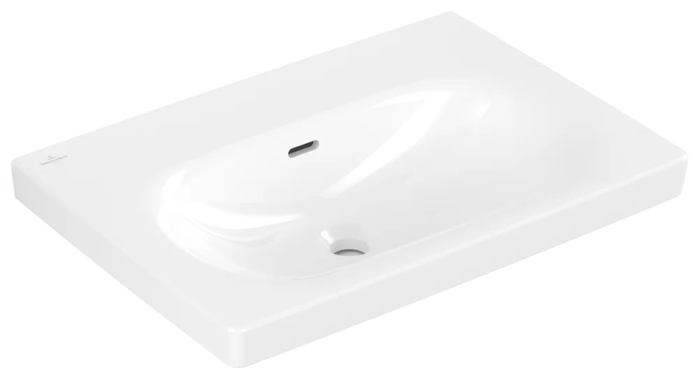 Villeroy & Boch Waschbecken Skyla 5A5167, 650x460mm, Rechteck, Weiß Alpin