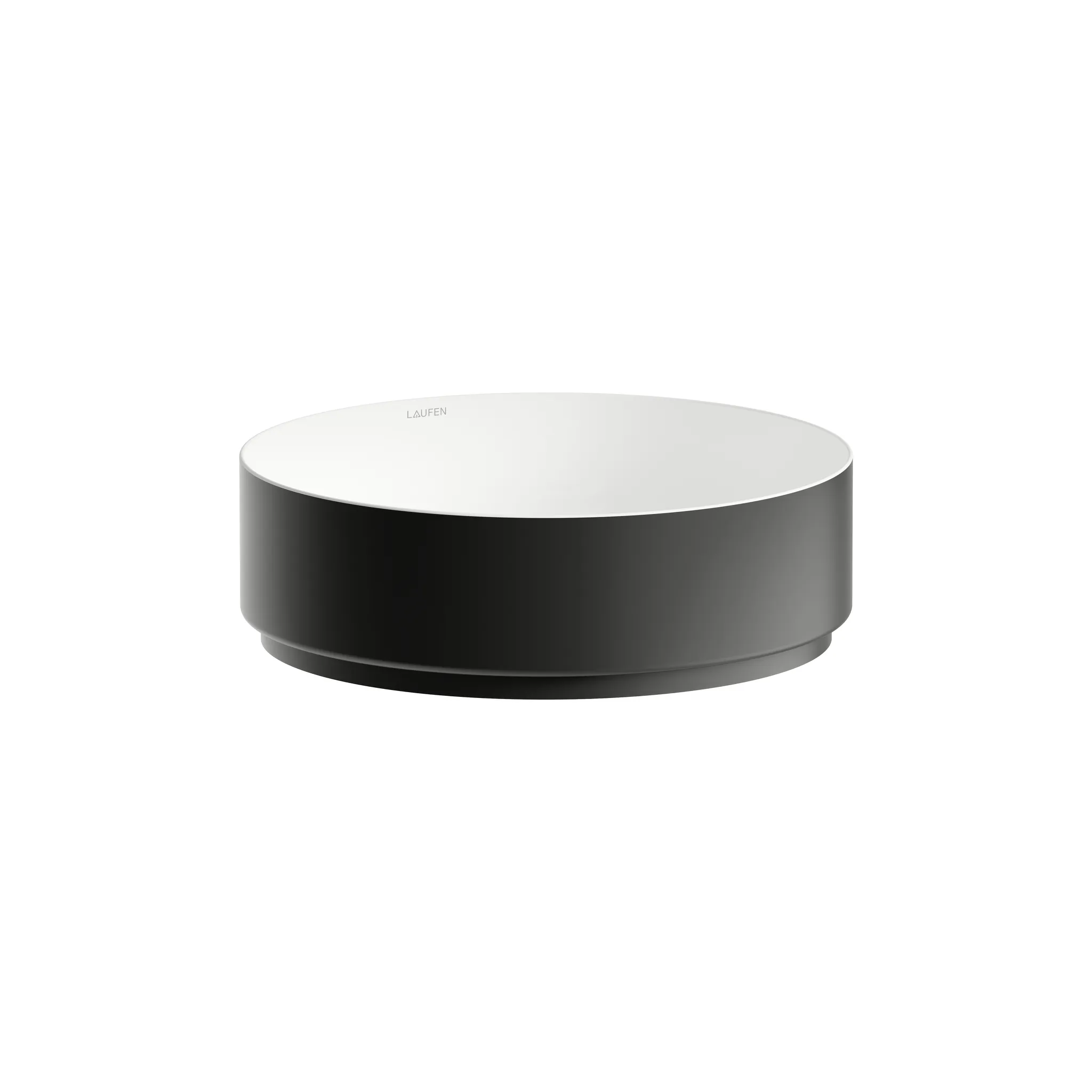 Laufen Waschtisch-Schale UNISONO 375 x 116 mm in Schwarz/Weiß