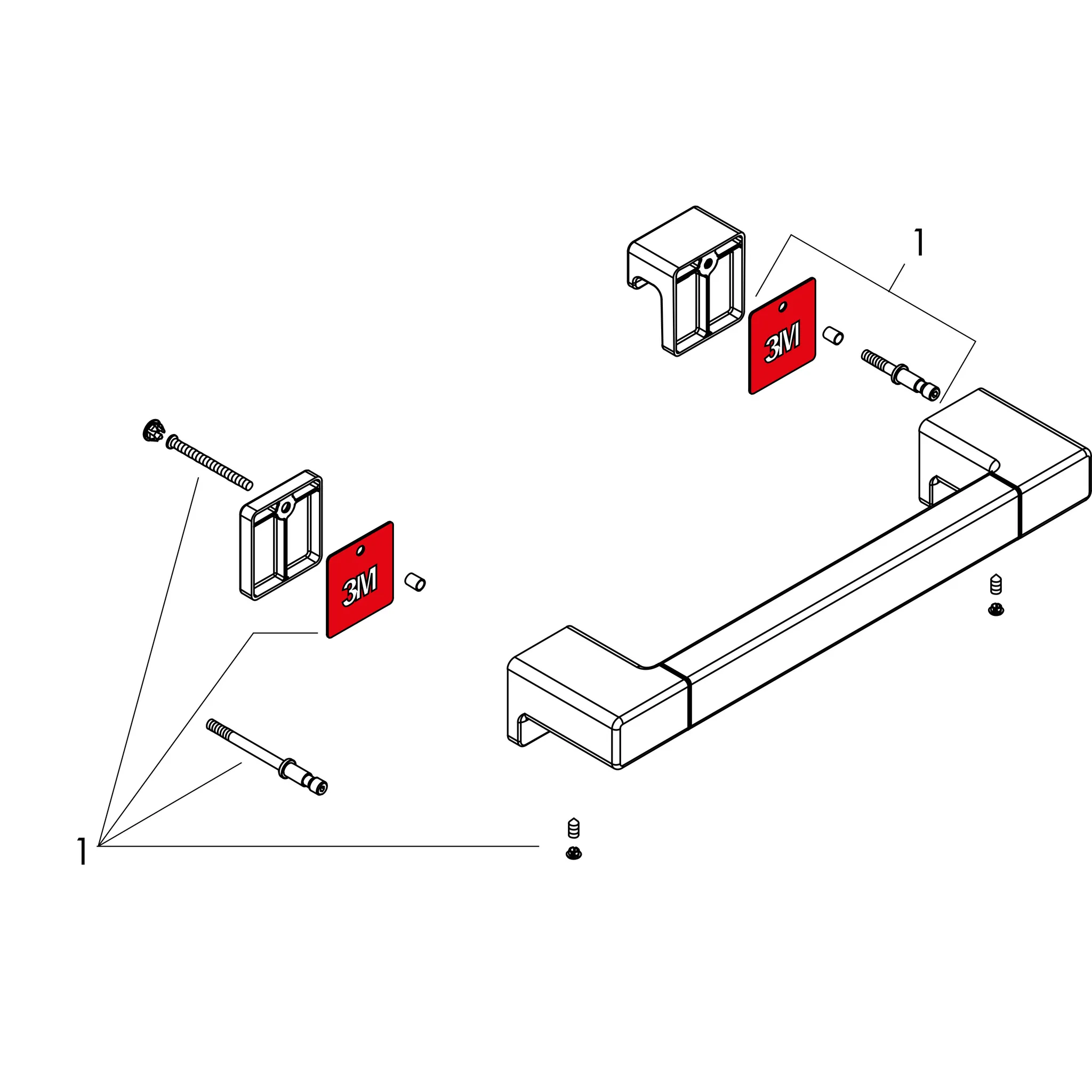 Duschtürgriff AddStoris chrom Duschtürgriff AddStoris chrom