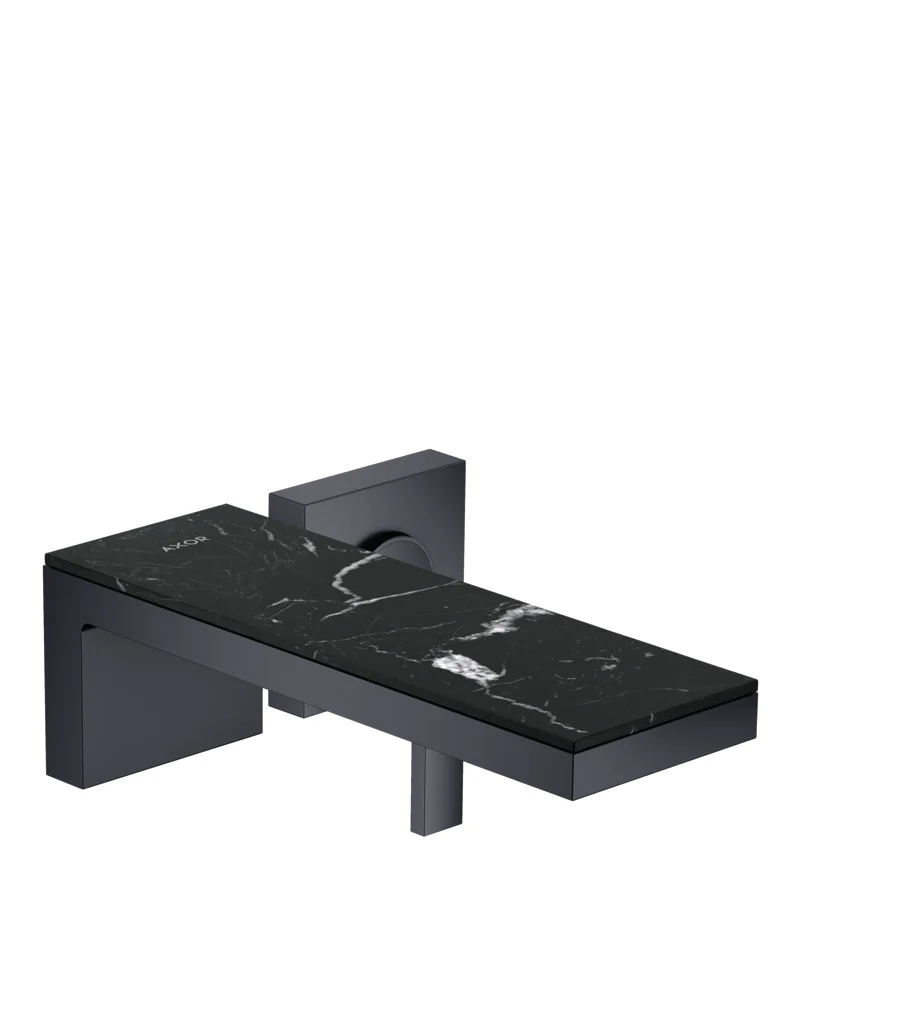 Hansgrohe AXOR MyEdition Platte 245 mm Marmor Nero Marquina abnehmbar