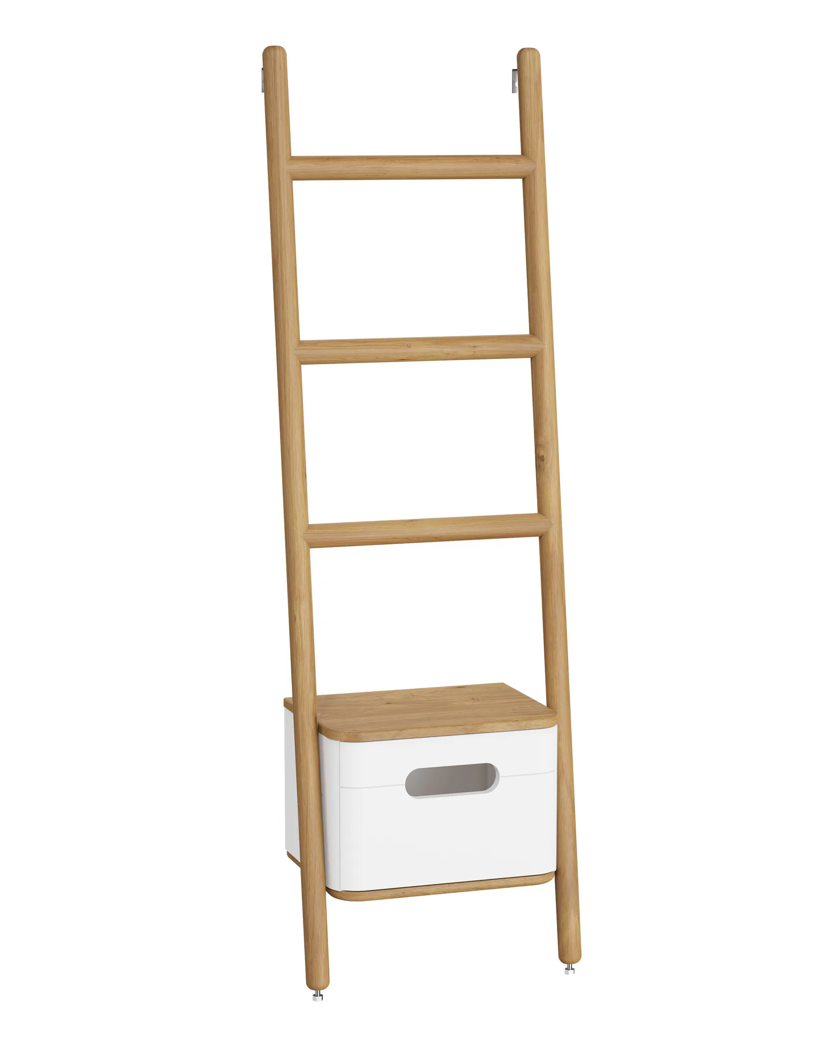 Sento Handtuchhalter mit Schublade 48 x 30 x 152 cm Weiß Matt Sento Handtuchhalter mit Schublade 48 x 30 x 152 cm Weiß Matt