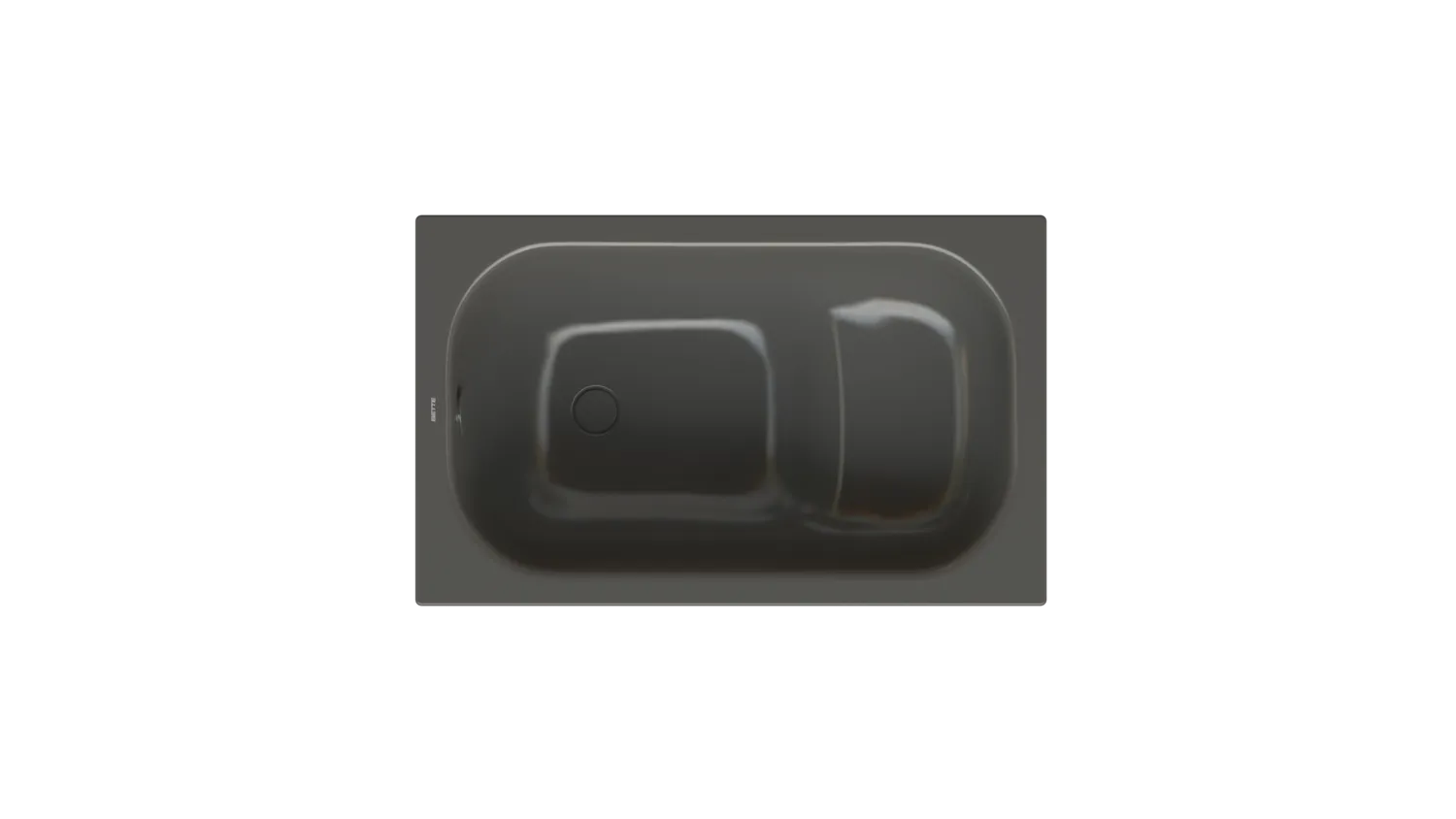 Bette Badewanne Rechteck Step Anthracite 1050x650x420 mm Einbau Unterbau 30 mm Randhöhe 1-Sitzer Bette Badewanne Rechteck Step Anthracite 1050x650x420 mm Einbau Unterbau 30 mm Randhöhe 1-Sitzer