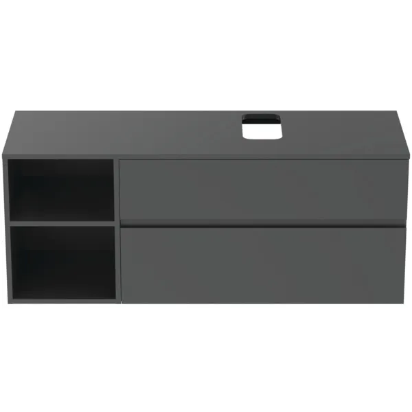 Ideal Standard Waschtischunterschrank Finesse Anthrazit matt 1402x505x558 mm 2 Auszüge Softclose Ideal Standard Waschtischunterschrank Finesse Anthrazit matt 1402x505x558 mm 2 Auszüge Softclose
