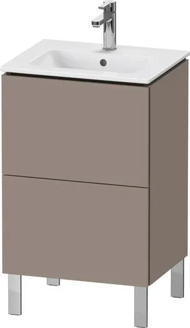 Duravit Waschtischunterschrank bodenstehend „L-Cube“ 52 × 70,4 × 42,1 cm Basalt Matt Duravit Waschtischunterschrank bodenstehend „L-Cube“ 52 × 70,4 × 42,1 cm Basalt Matt