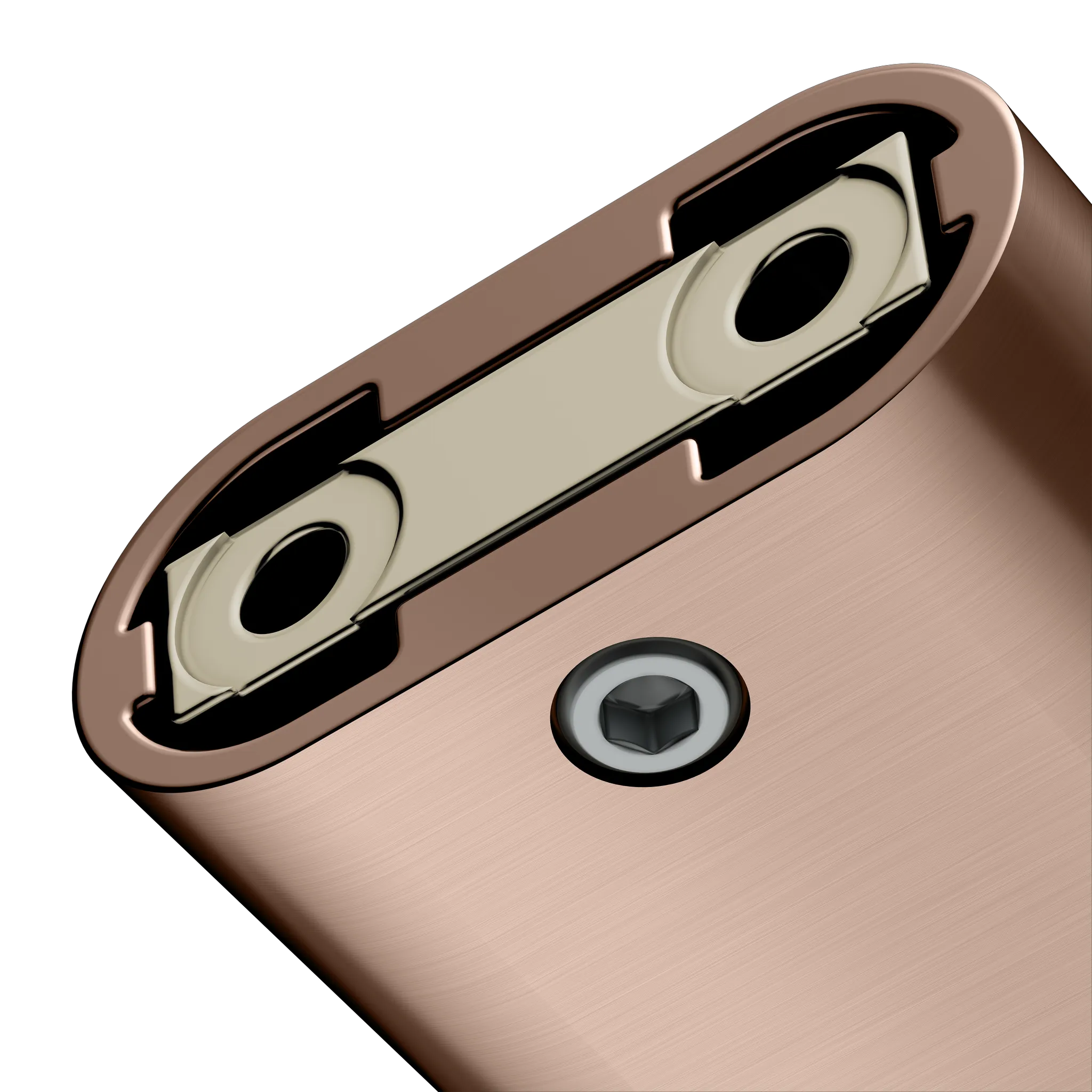 Edition 400 Handtuchhaken doppelt Rotgold gebürstet Edition 400 Handtuchhaken doppelt Rotgold gebürstet