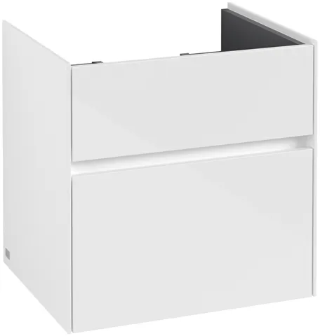 Villeroy & Boch Waschtischunterschrank „Collaro“ 554 × 546 × 444 mm Glossy White, für Becken mittig, ohne Beleuchtung Villeroy & Boch Waschtischunterschrank „Collaro“ 554 × 546 × 444 mm Glossy White, für Becken mittig, ohne Beleuchtung