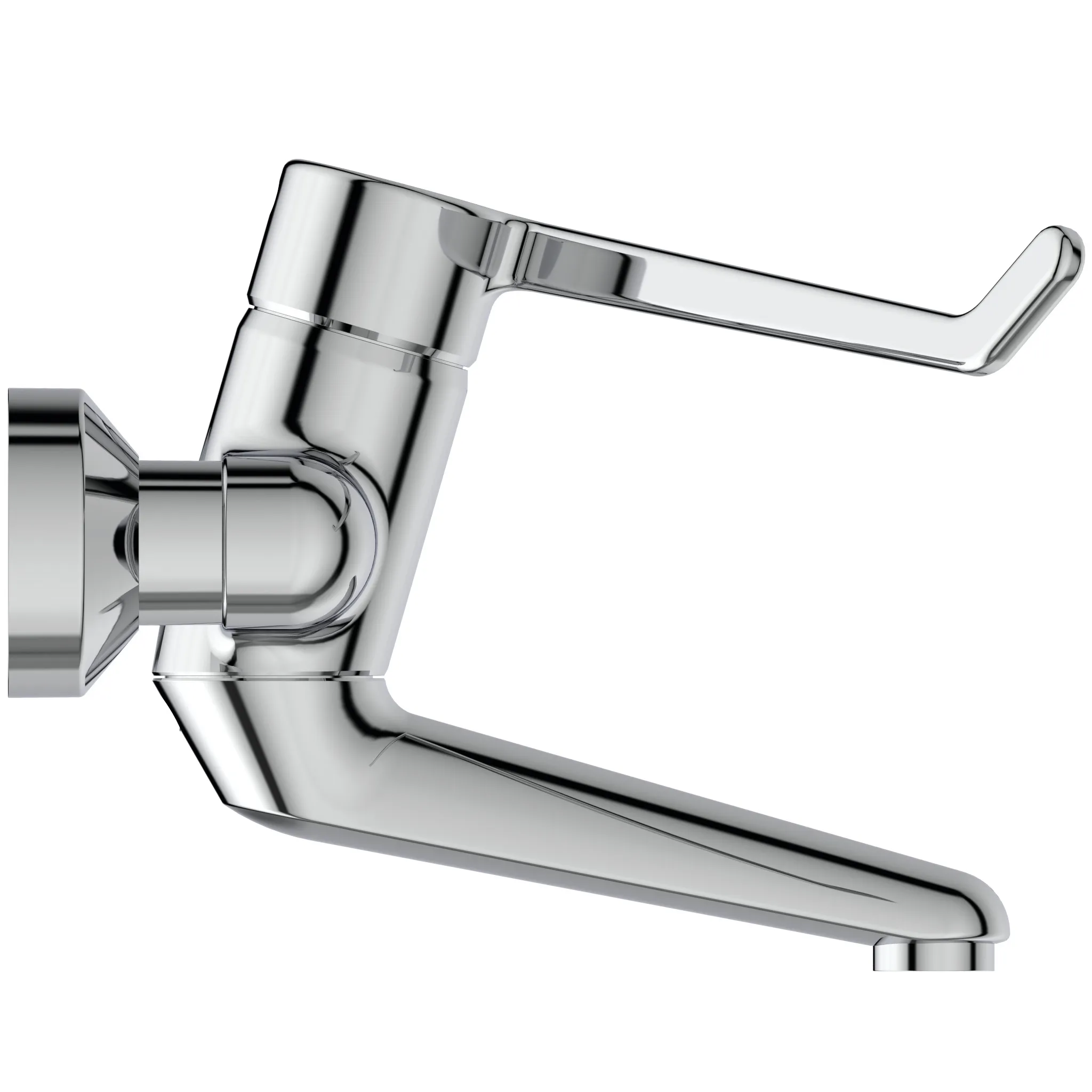 Ideal Standard Wandwaschtisch-Sicherheitsarmatur Ceraplus B8315AA, Hebel 230mm, Ausladung 150mm, Chrom Ideal Standard Wandwaschtisch-Sicherheitsarmatur Ceraplus B8315AA, Hebel 230mm, Ausladung 150mm, Chrom