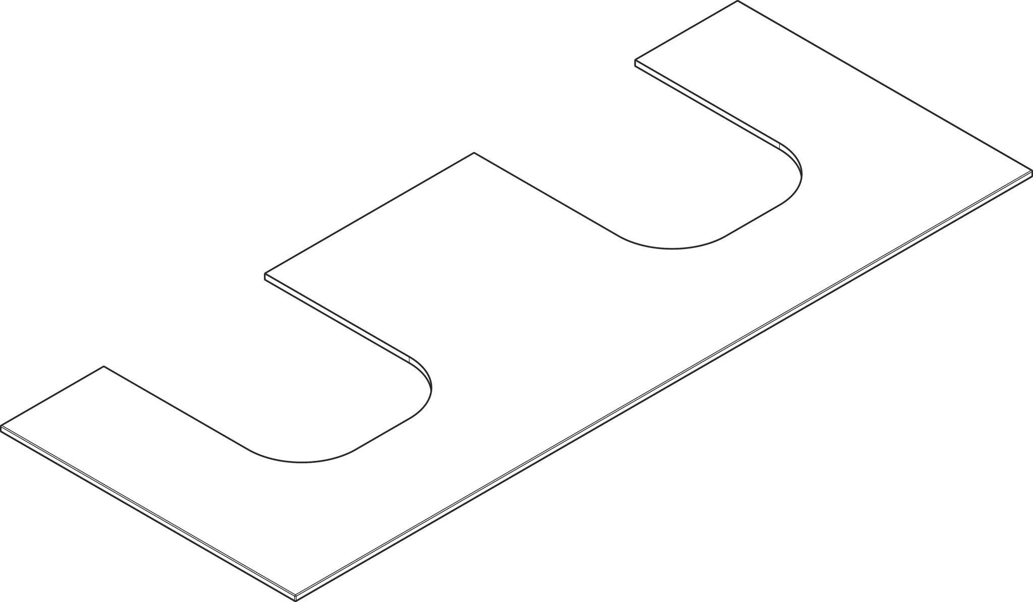Hansgrohe Xevolos E Konsole 1370⁄550 Mattweiß