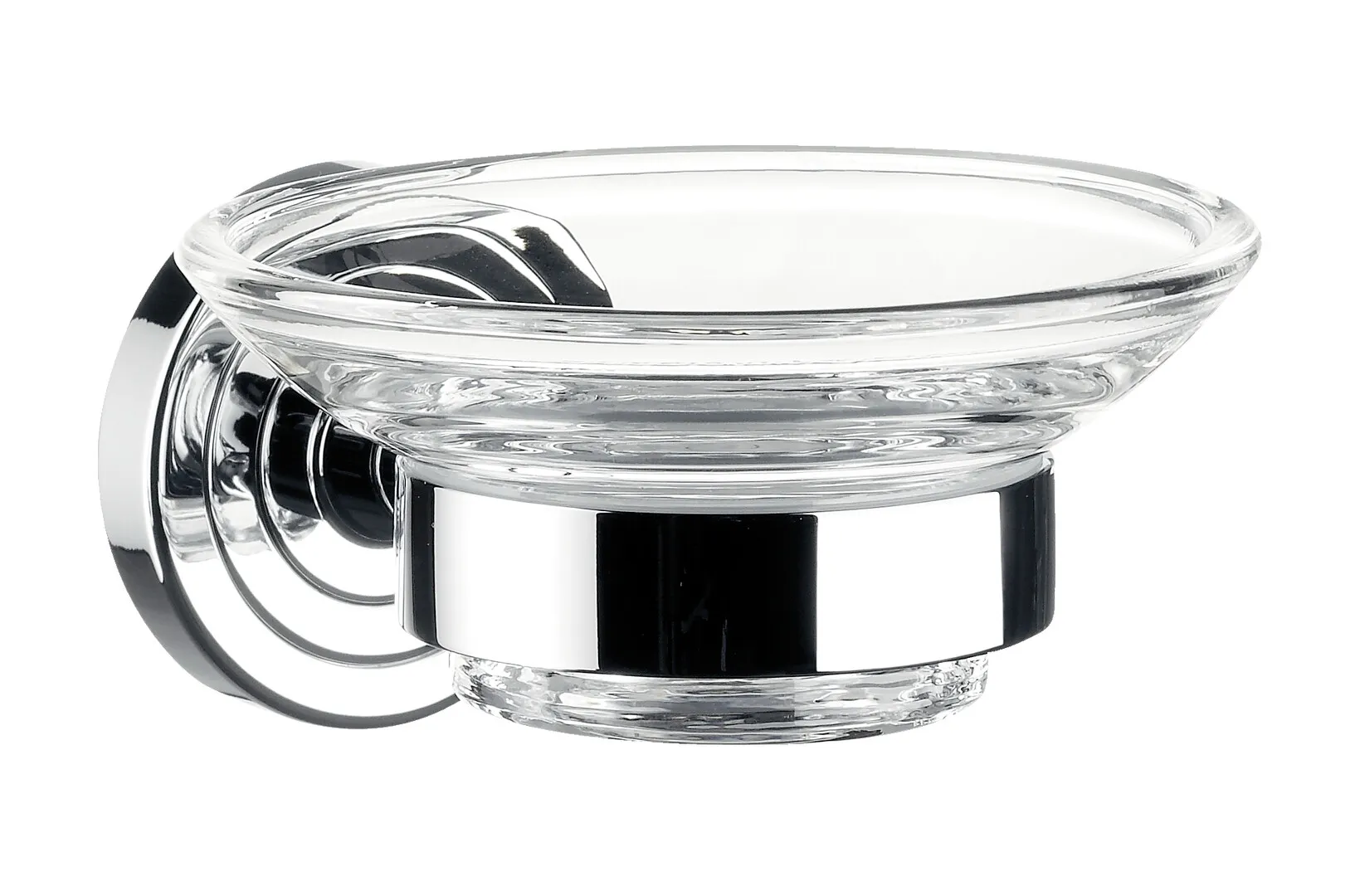 polo Seifenhalter Glasteil klar, chrom polo Seifenhalter Glasteil klar, chrom