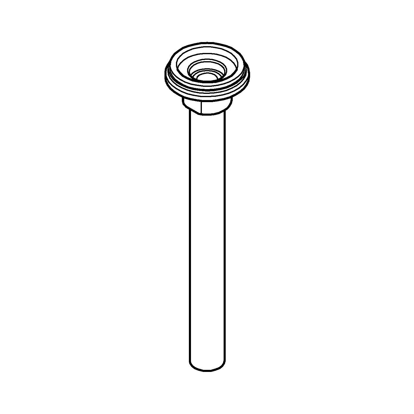 Abflammadapter 40995, für Armaturen mit Kunststoffwasserführung
