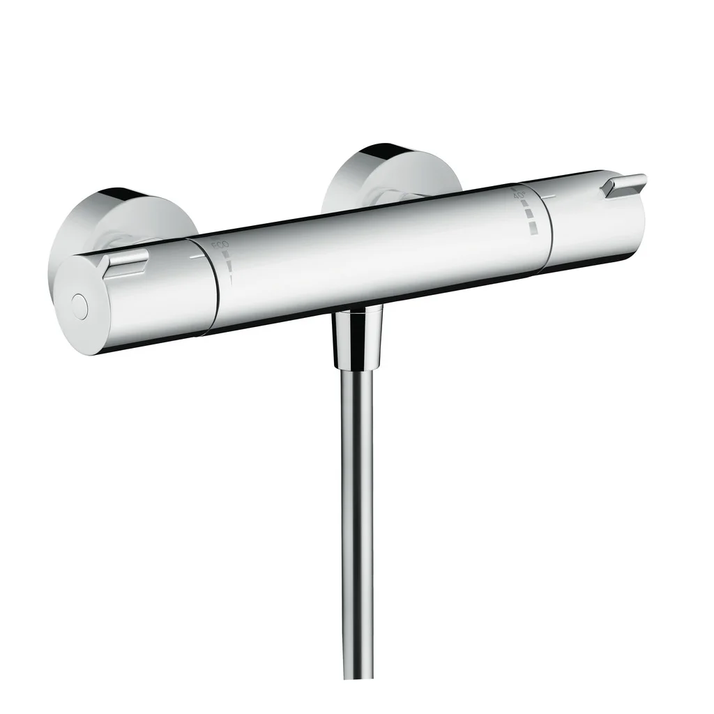 Hansgrohe Ecostat 1001 CL Brausethermostat Aufputz Chrom, DN15, max. Durchfluss 16 l/min bei 3 bar, Temperaturbegrenzung einstellbar, Rückflussverhinderer, für Durchlauferhitzer geeignet Hansgrohe Ecostat 1001 CL Brausethermostat Aufputz Chrom, DN15, max. Durchfluss 16 l/min bei 3 bar, Temperaturbegrenzung einstellbar, Rückflussverhinderer, für Durchlauferhitzer geeignet