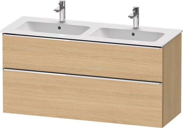 Duravit Waschtischunterschrank wandhängend „D-Neo“ 128 × 62,5 × 46,2 cm