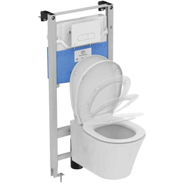 Bundle WC-Element ProSys, WC Connect Air und Betätigungsplatte Oleas M1 Weiß Bundle WC-Element ProSys, WC Connect Air und Betätigungsplatte Oleas M1 Weiß