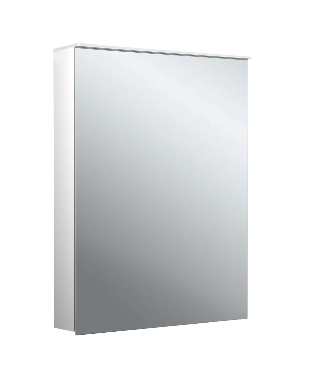 Lichtspiegelschrank flat IILichtsegel, Aufputz,mit Waschtischbeleuchtung,1 Tür, 500mm