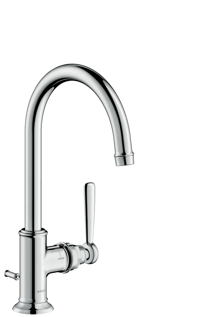 Hansgrohe AXOR Montreux Einhebel-Waschtischmischer Chrom, Ausladung 175 mm, Auslaufhöhe 209 mm, Hebelgriff, Laminarstrahl, max. Durchfluss 5 l/min