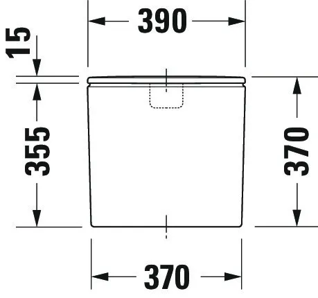 Spülkasten „DuraStyle“ 39 × 37 × 17 cm Spülkasten „DuraStyle“ 39 × 37 × 17 cm