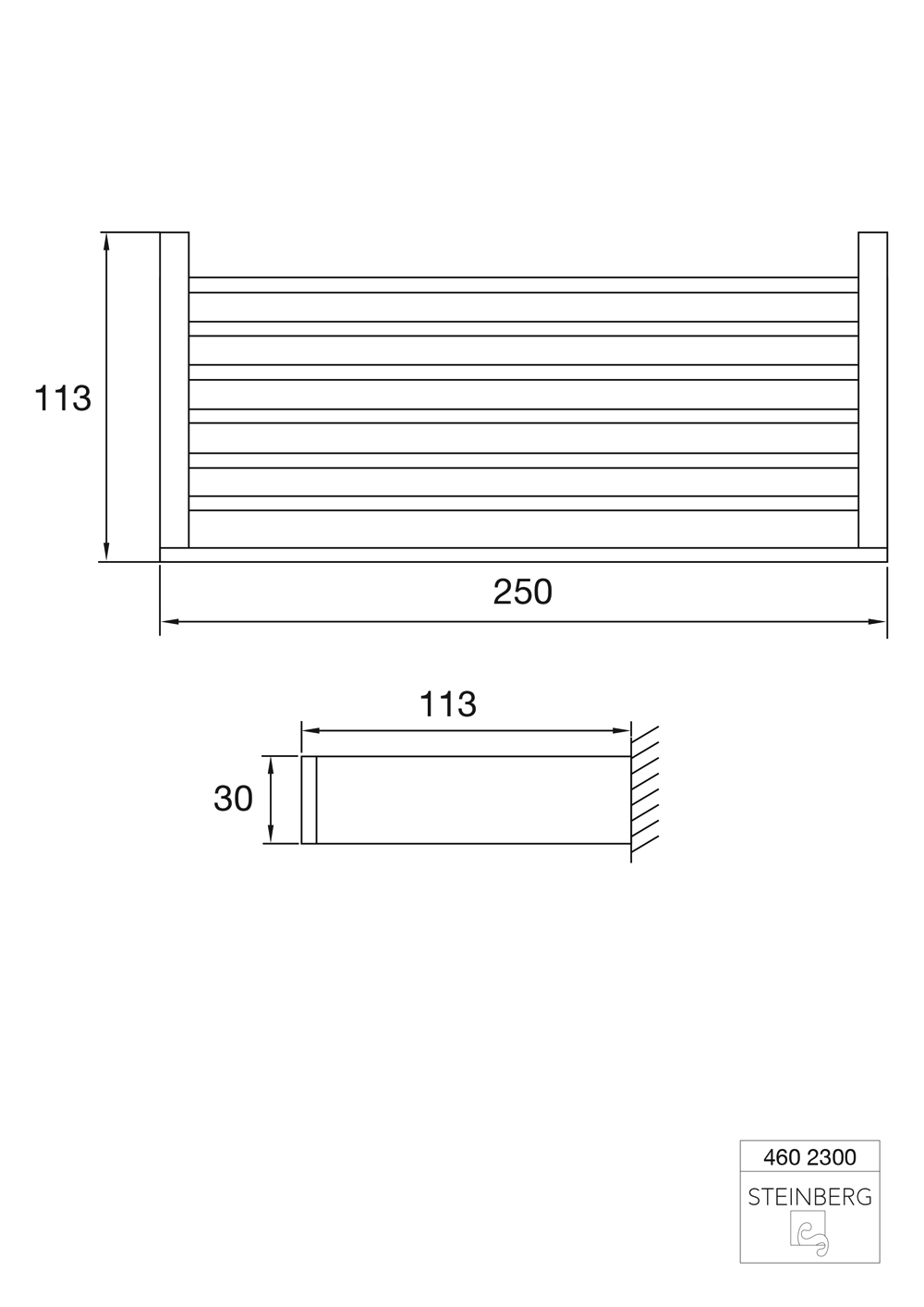 460 Ablagekorb chrom 460 Ablagekorb chrom
