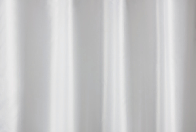 Duschvorhang Dekor uni weiß, Polyester, B:2000mm H:2000mm