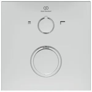 Badethermostat Unterputz Ceratherm C100, Bausatz 2, Rosette 163x163mm, Brushed Gold Badethermostat Unterputz Ceratherm C100, Bausatz 2, Rosette 163x163mm, Brushed Gold