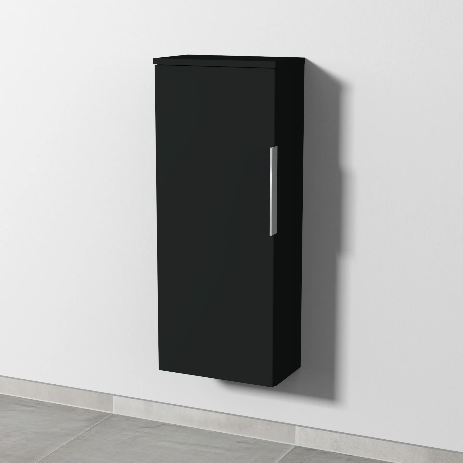 Sanipa Mittelschrank „3way“ 350 × 850 × 199 mm Anschlag links, in Vulkan (matt), Anschlag links