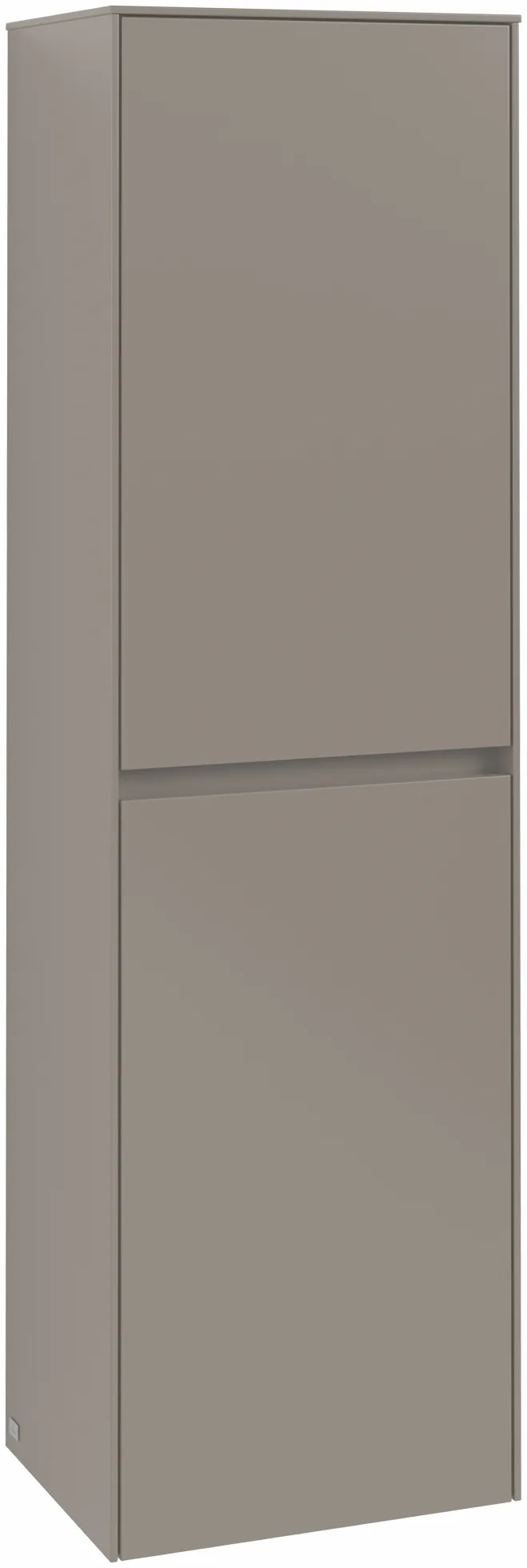 Villeroy & Boch Hochschrank mit Wäschekorb „Collaro“ 45,4 × 153,8 × 34,9 cm in ohne Beleuchtung, Anschlag links, 1 Tür