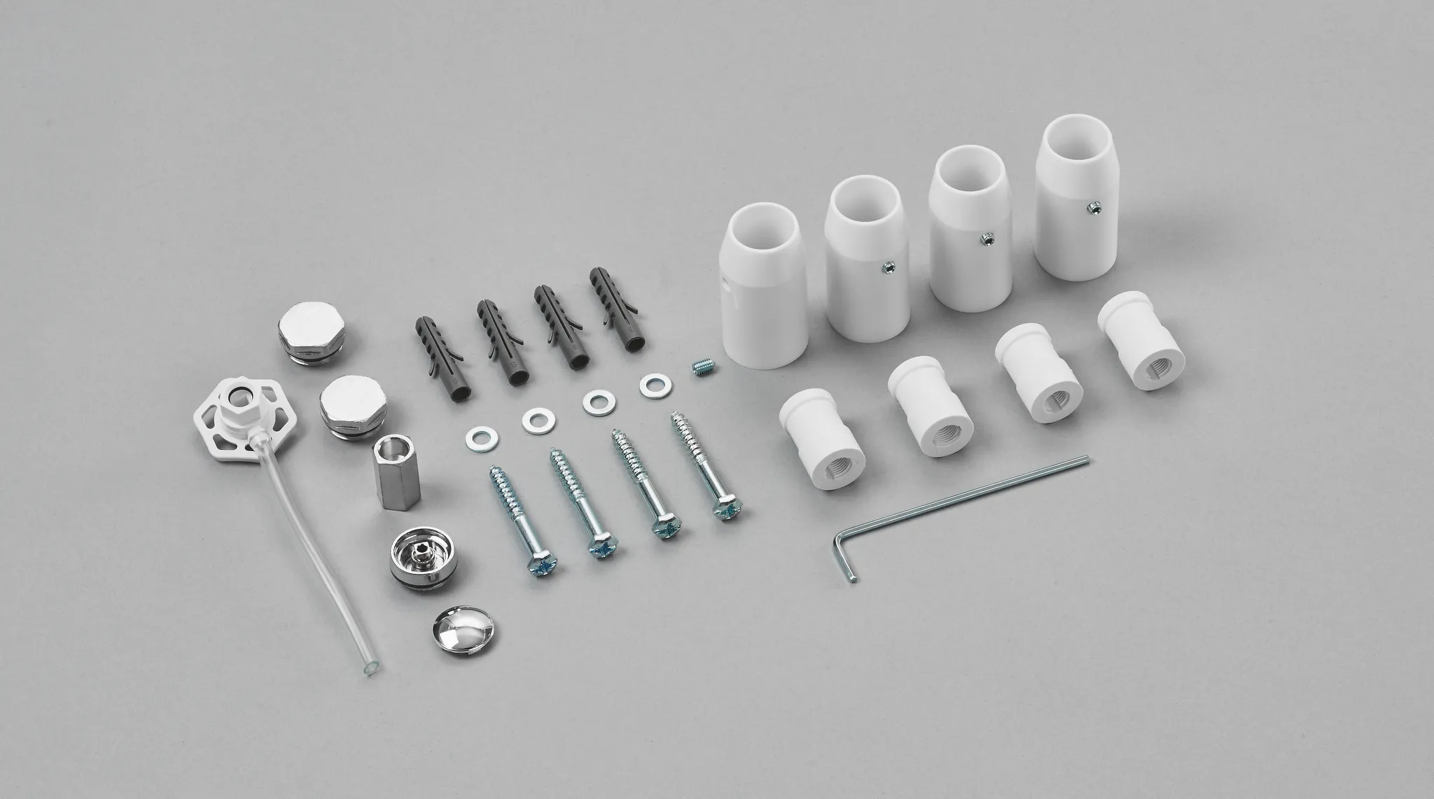 Zehnder Montageset für „Subway“ in Sonderlackierung