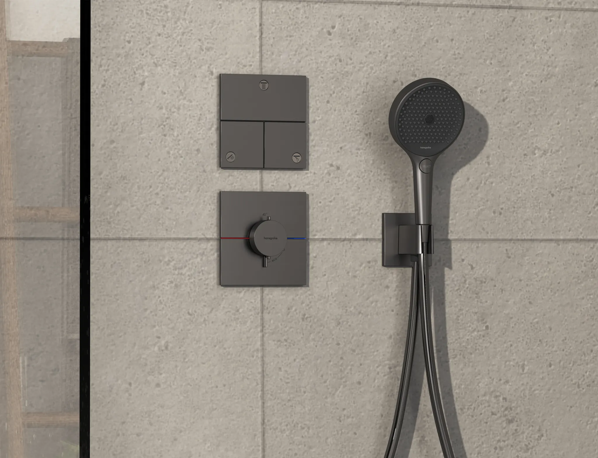 ShowerSelect Comfort E Ventil Unterputz für 3 Verbraucher Chrom ShowerSelect Comfort E Ventil Unterputz für 3 Verbraucher Chrom