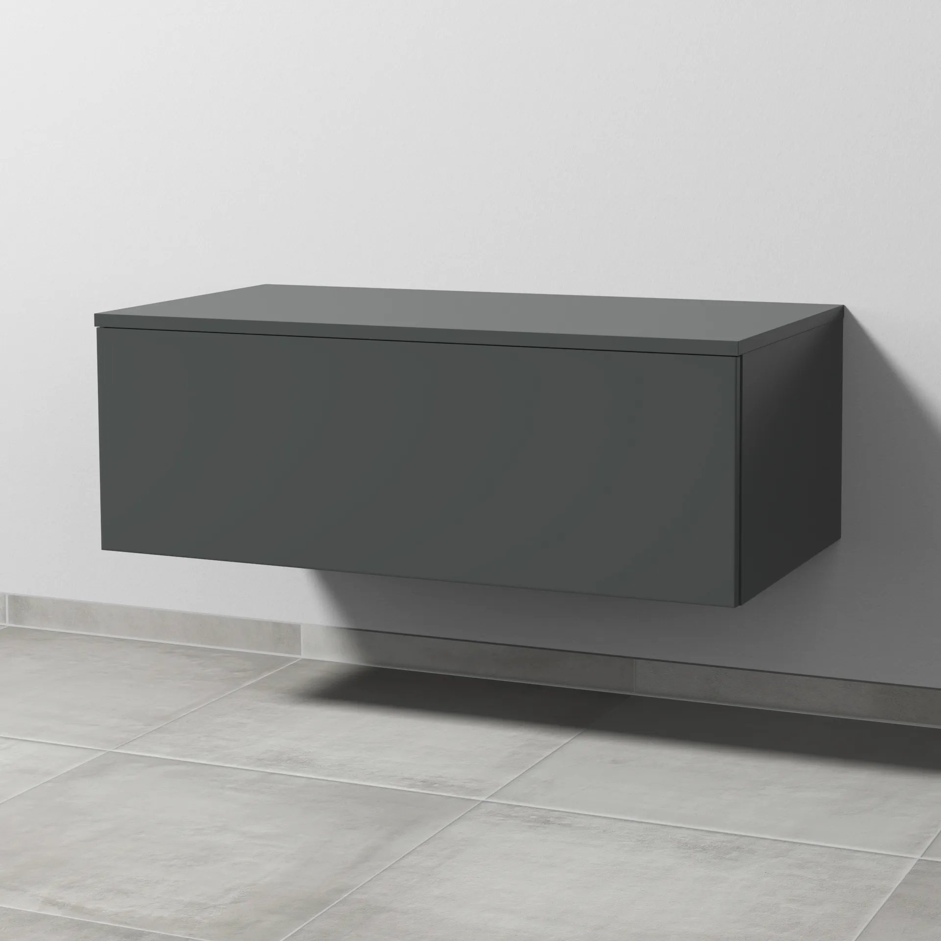 Sanipa Anbauschrank „2morrow“ 1000 × 340 × 520 mm in Anthrazit (matt)