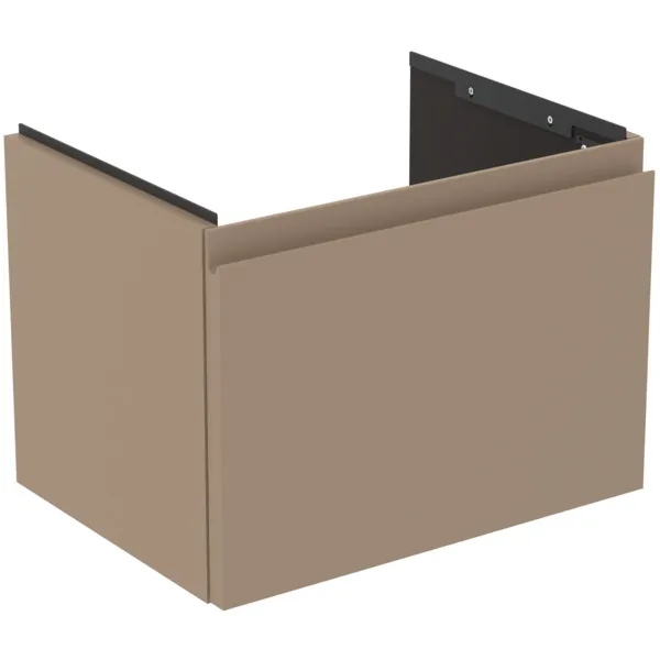 Ideal Standard Möbelwaschtischunterschrank Finesse 500x375x370mm 1 Auszug Greige matt Ideal Standard Möbelwaschtischunterschrank Finesse 500x375x370mm 1 Auszug Greige matt