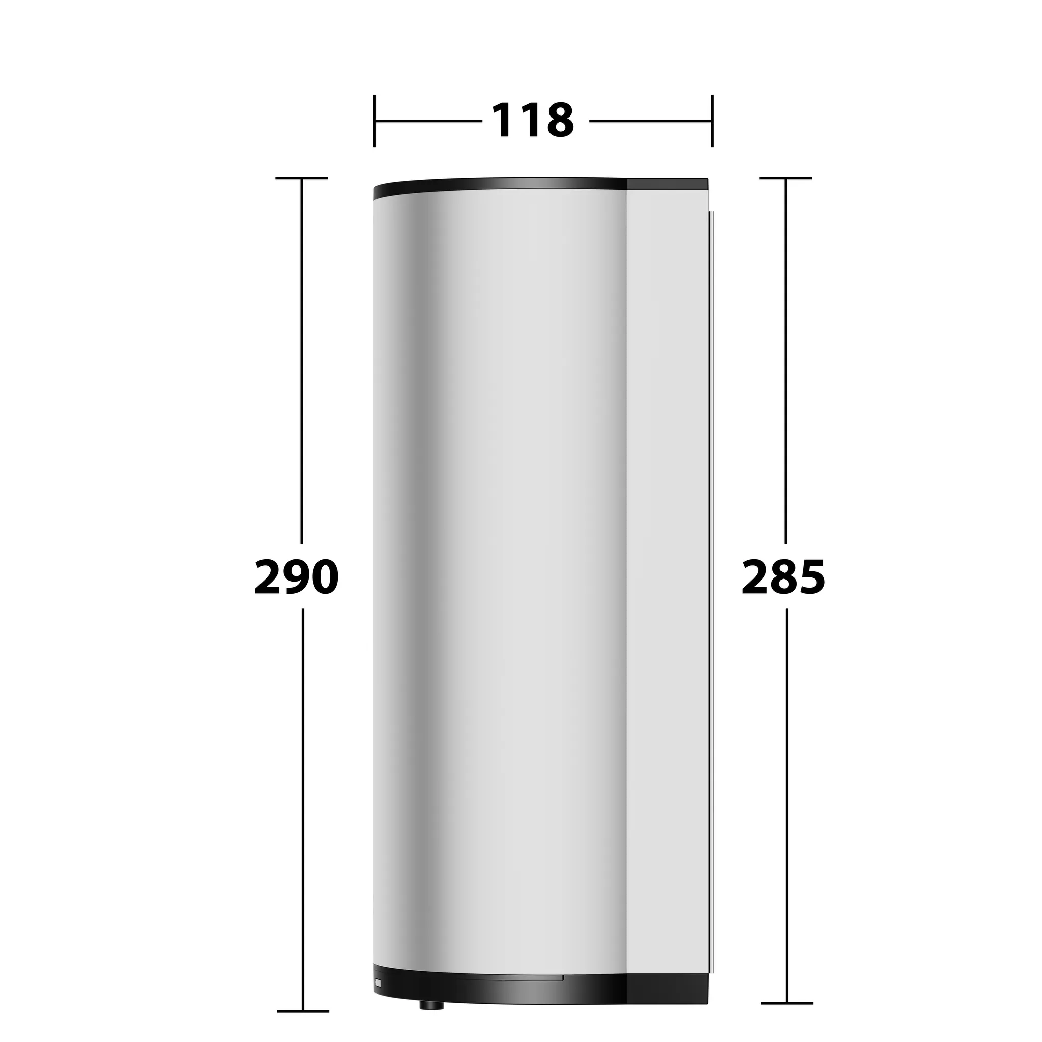 Plan Schaumlotionspender elektronisch / Wandmodell silber-eloxiert