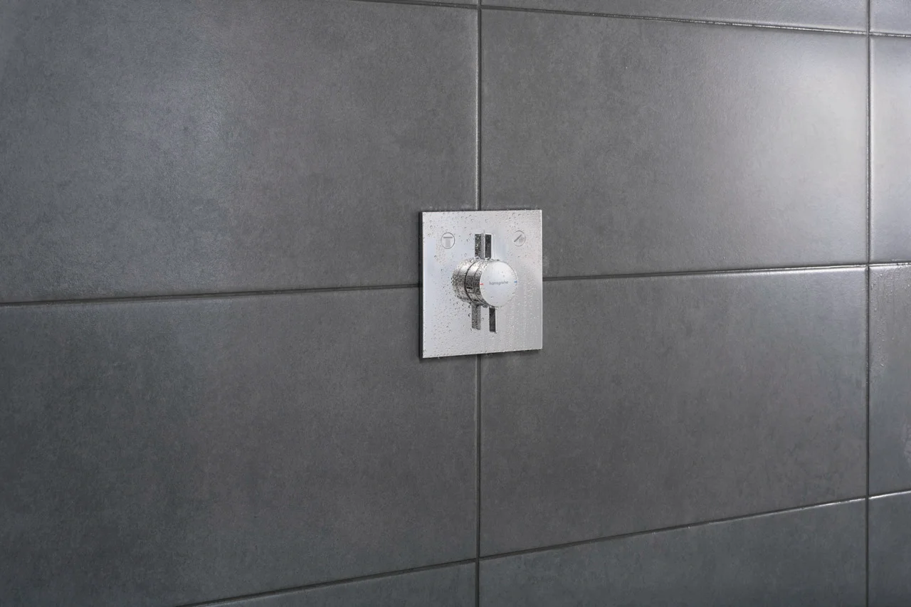 Hansgrohe DuoTurn E Mischer Unterputz, Chrom, 2 Verbraucher, maximale Durchflussmenge 29,5 l/min bei 3 bar, Keramikmischsystem, einfache Installation mit vormontiertem Funktionsblock