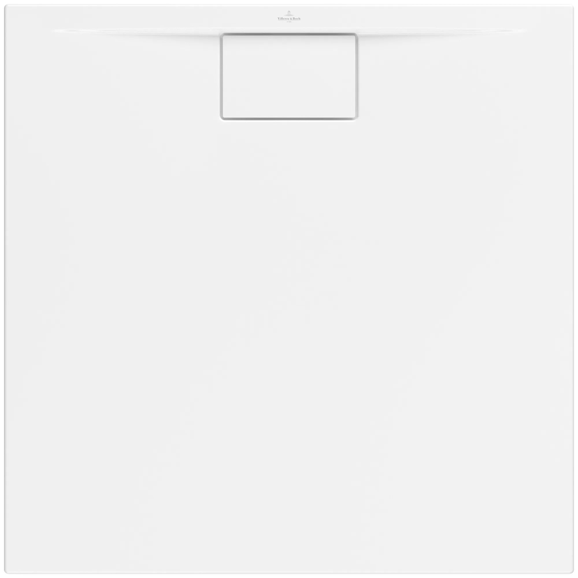 Villeroy & Boch rechteck Duschwanne „Architectura MetalRim“ 100 × 90 cm ohne Oberflächenbeschichtung, in Stone White