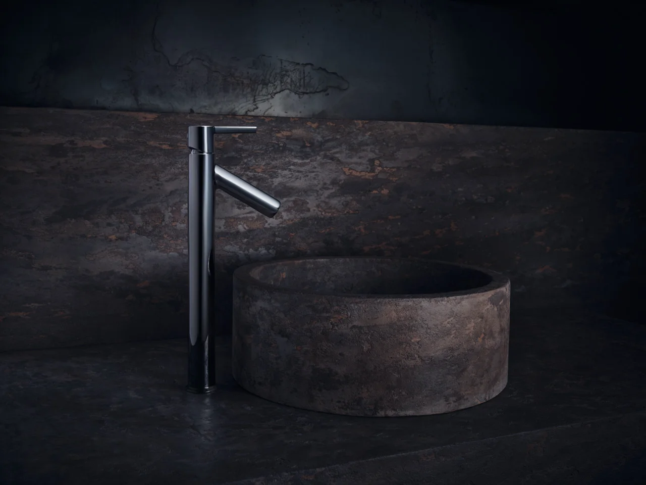 Hansgrohe AXOR Starck Einhebel-Waschtischmischer 250, Chrom, Ausladung 107 mm, Auslaufhöhe 248 mm