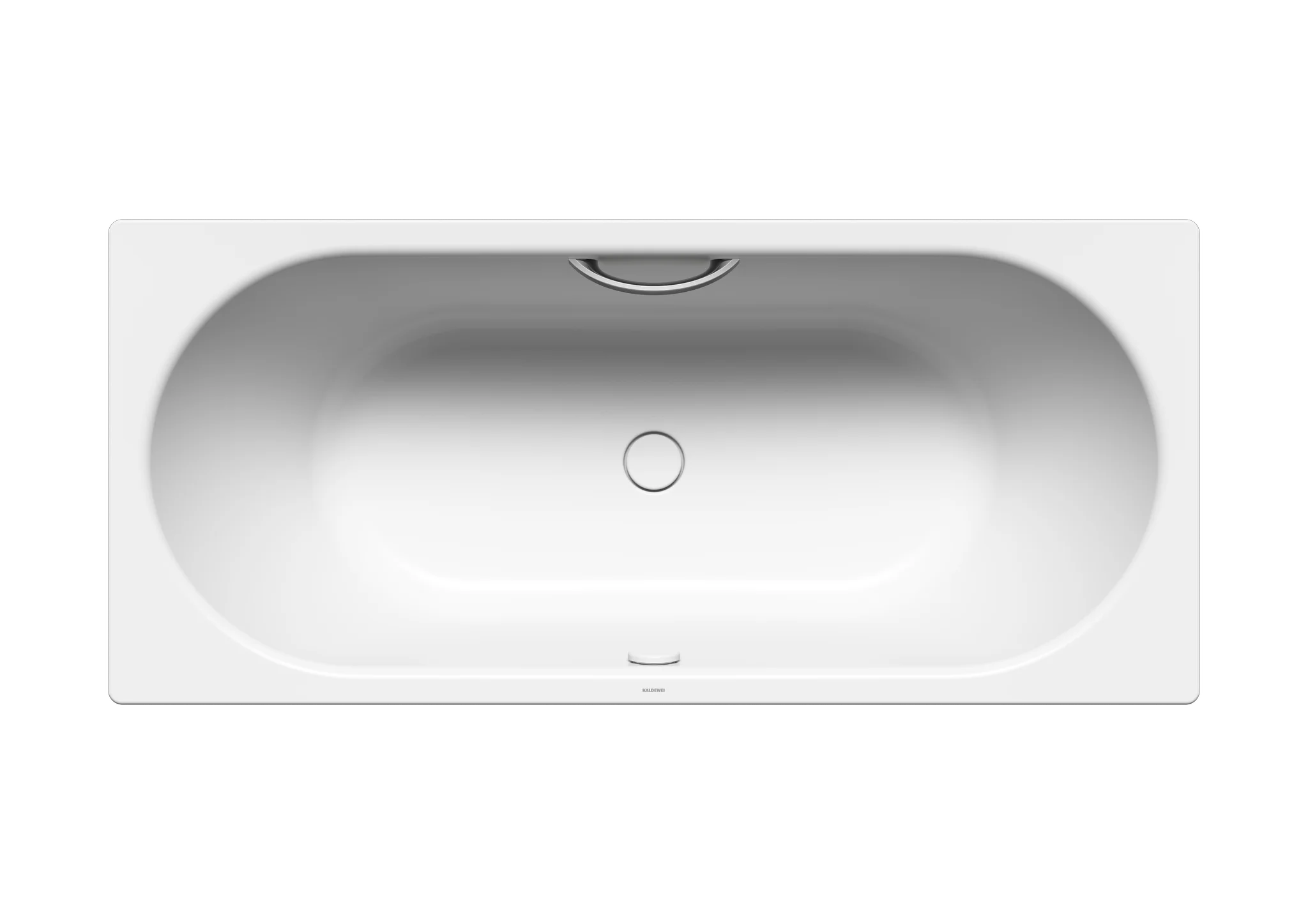 Kaldewei CENTRO DUO Badewanne, alpinweiß, 1700x750 mm, 460 mm Tiefe, mit Griffloch
