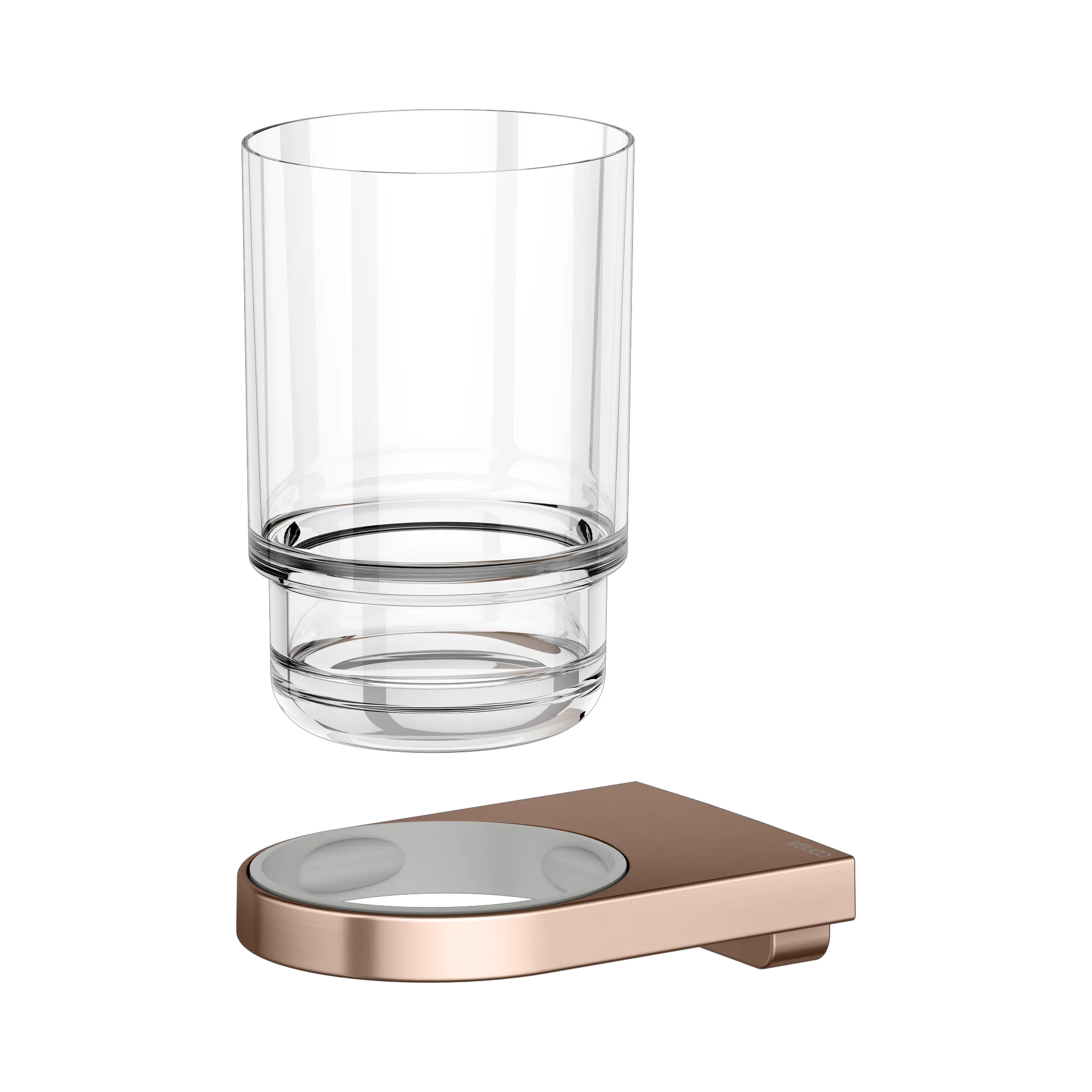 Collection Moll Glashalter Rotgold gebürstet Collection Moll Glashalter Rotgold gebürstet