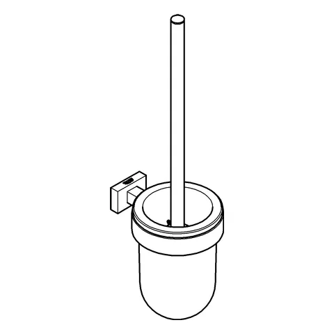 Grohe Essentials Cube Toilettenbürstengarnitur Wandmontage chrom Grohe Essentials Cube Toilettenbürstengarnitur Wandmontage chrom