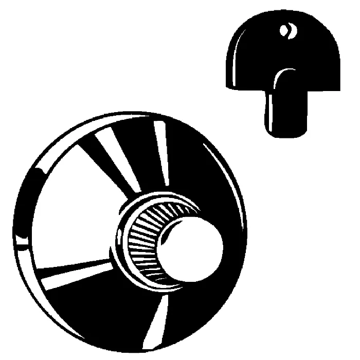 Grohe Atlanta UP-Ventil Oberbau 19840, chrom Grohe Atlanta UP-Ventil Oberbau 19840, chrom