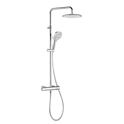 FRESHLINE Thermostat Dual Shower System chrom